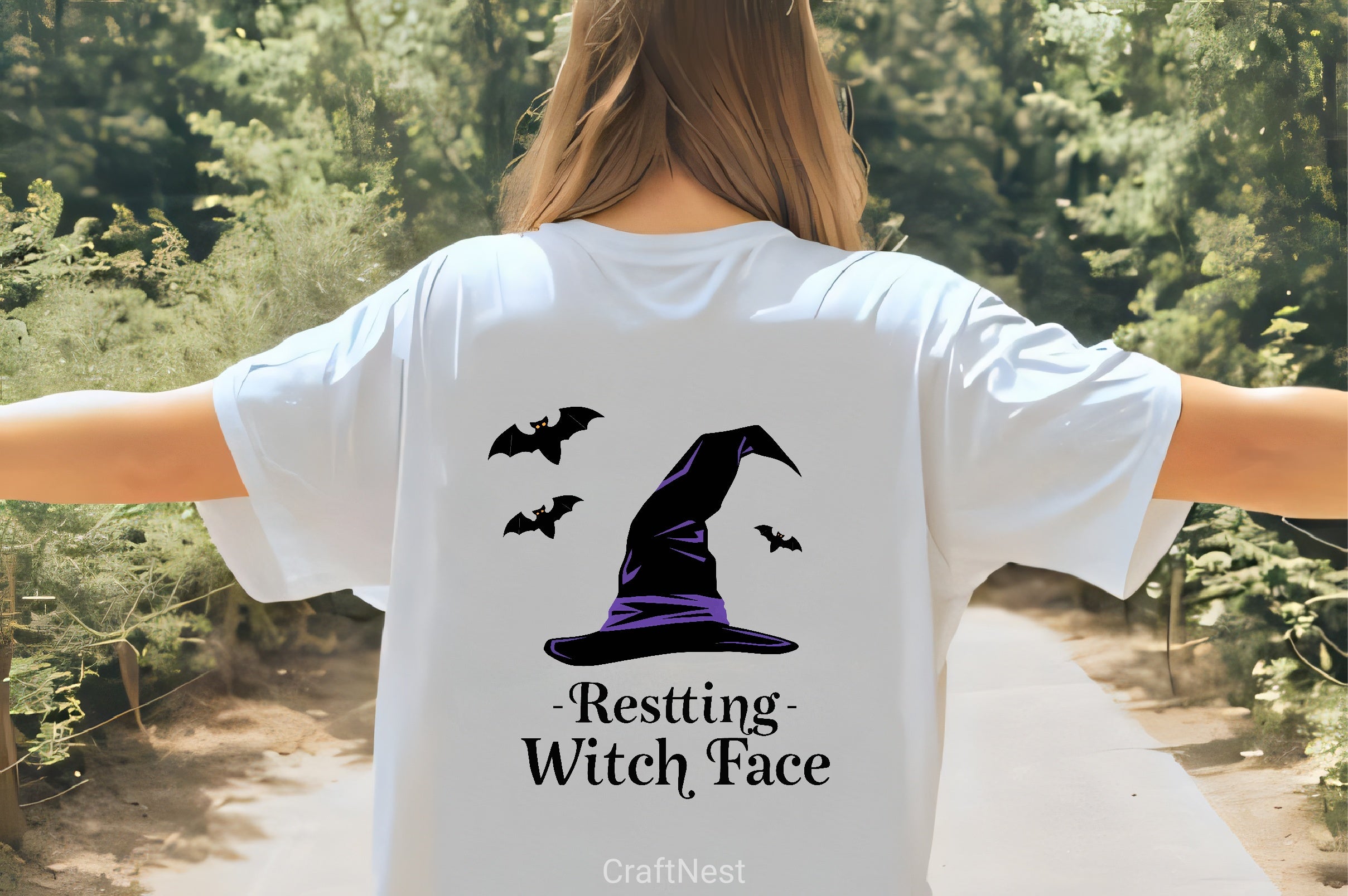 Resting Witch Face Halloween Clipart Bundle - CraftNest - Digital Crafting and Art