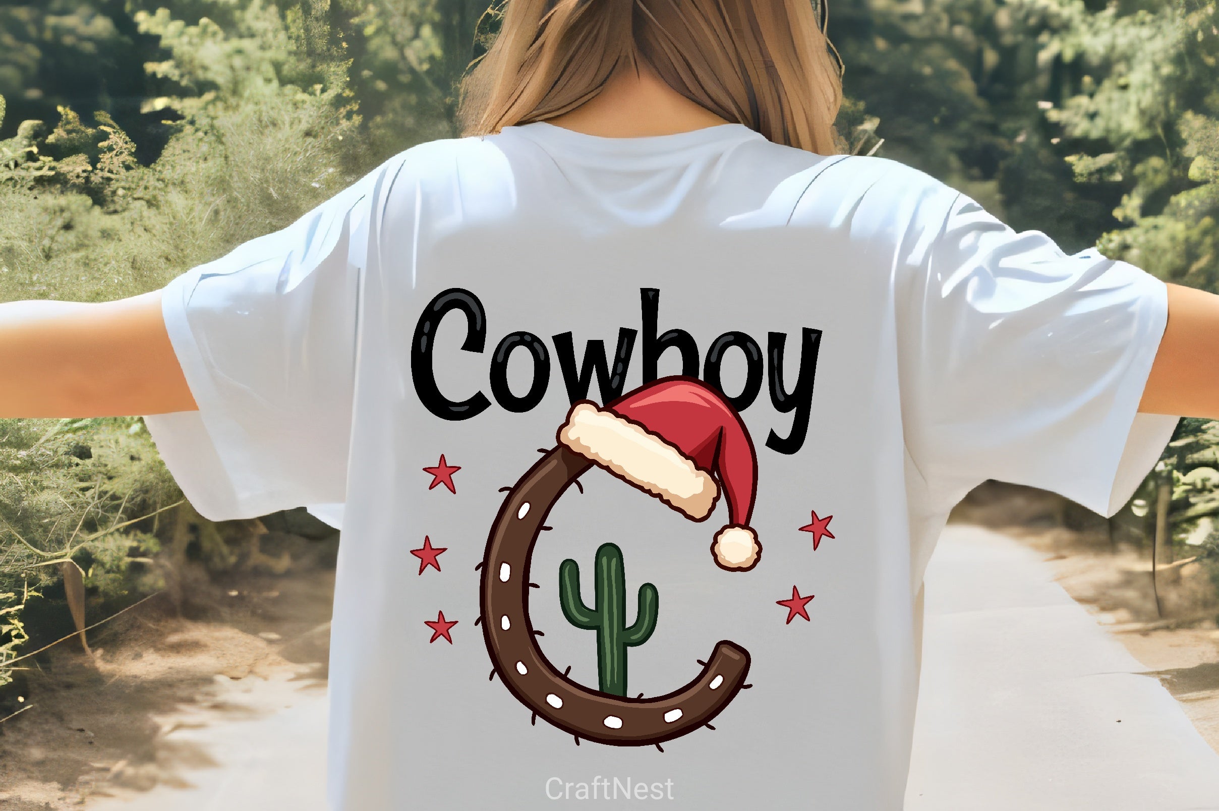 Cowboy Christmas Cactus Clipart Bundle - CraftNest - Digital Crafting and Art