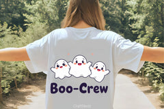 Cute Ghost Boo Crew Clipart Bundle - CraftNest - Digital Crafting and Art