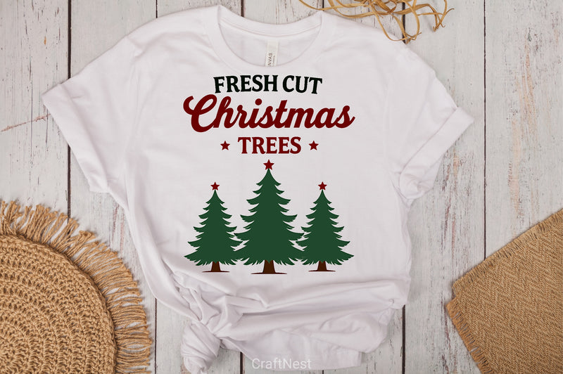 Fresh Cut Christmas Trees Clipart Bundle - CraftNest - Digital Crafting and Art