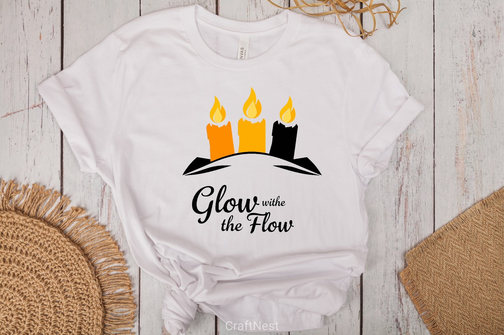 Glow With The Flow Candles Clipart Bundle - CraftNest - Digital Crafting and Art