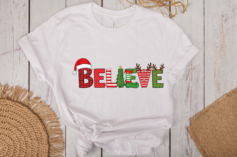 Believe Christmas Clipart Bundle - CraftNest - Digital Crafting and Art