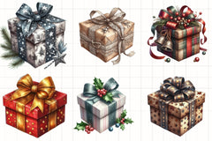 Christmas Present Clipart Bundle - CraftNest - Digital Crafting and Art