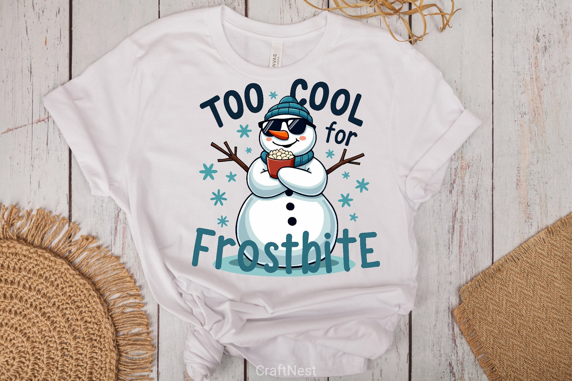 Cool Snowman Clipart Bundle - CraftNest - Digital Crafting and Art