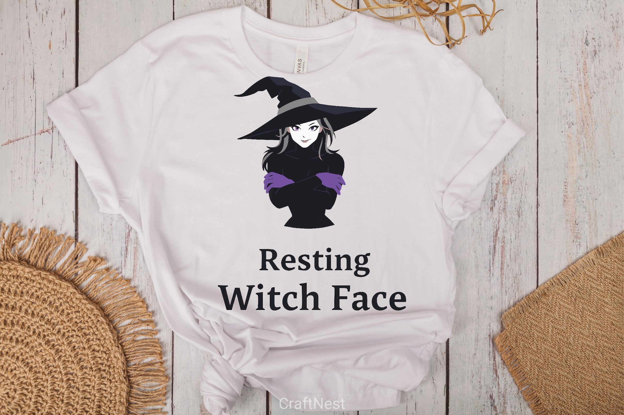Resting Witch Face Anime Girl Clipart Bundle - CraftNest - Digital Crafting and Art