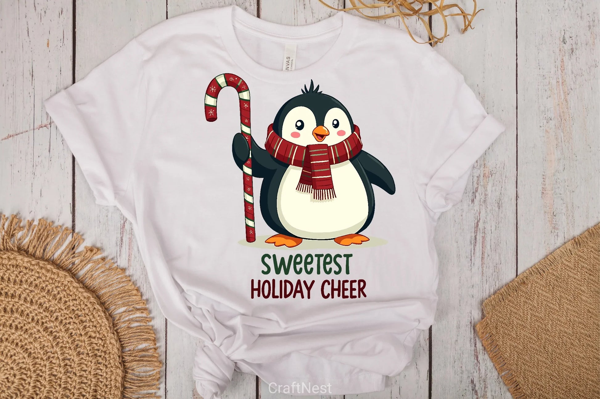 Cute Christmas Penguin Clipart Bundle - CraftNest - Digital Crafting and Art