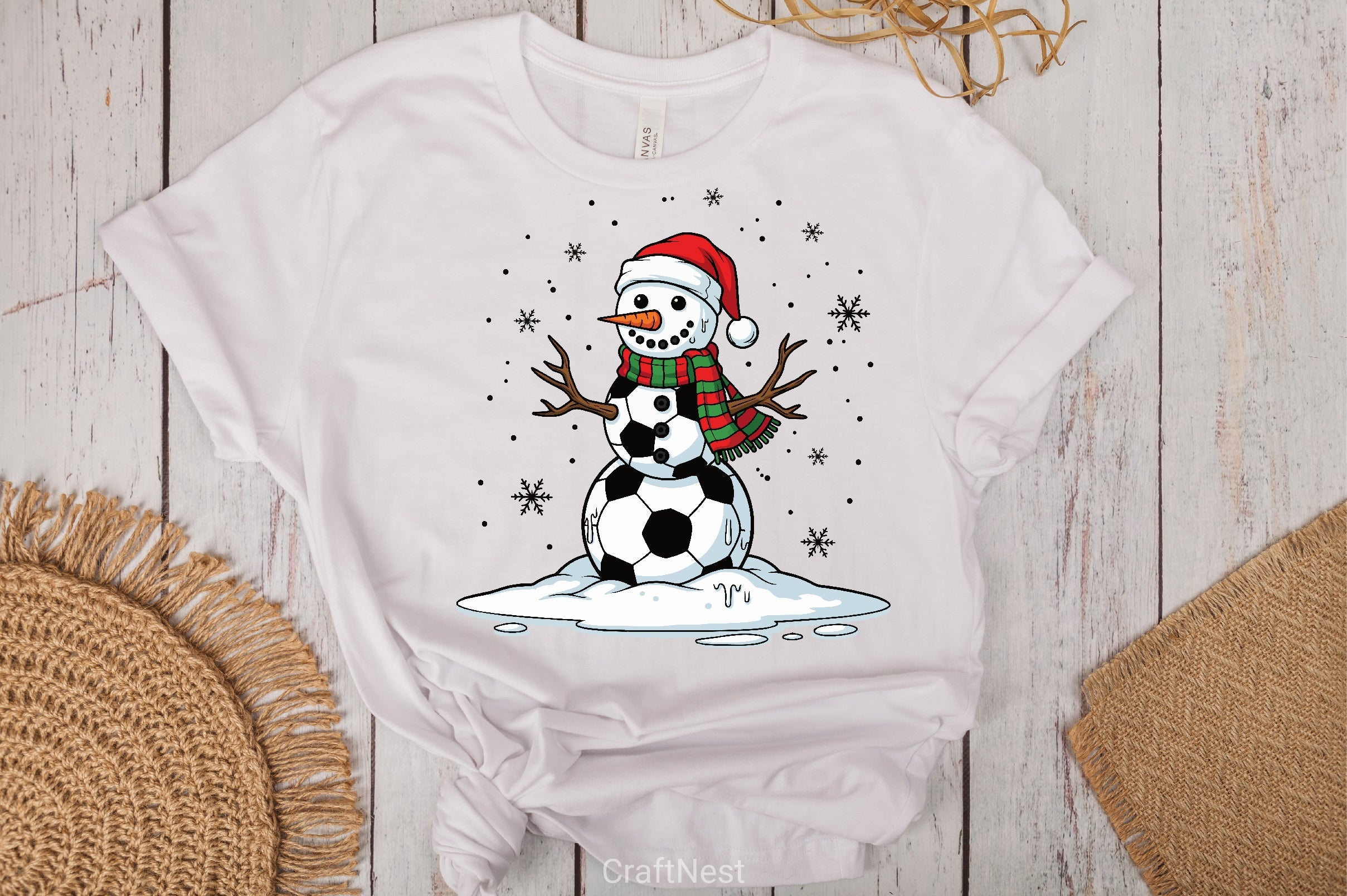 Soccer Snowman Clipart Bundle - CraftNest - Digital Crafting and Art