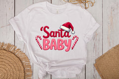 Santa Baby Candy Cane Clipart Bundle - CraftNest - Digital Crafting and Art