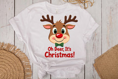 Festive Christmas Reindeer Clipart Bundle - CraftNest - Digital Crafting and Art