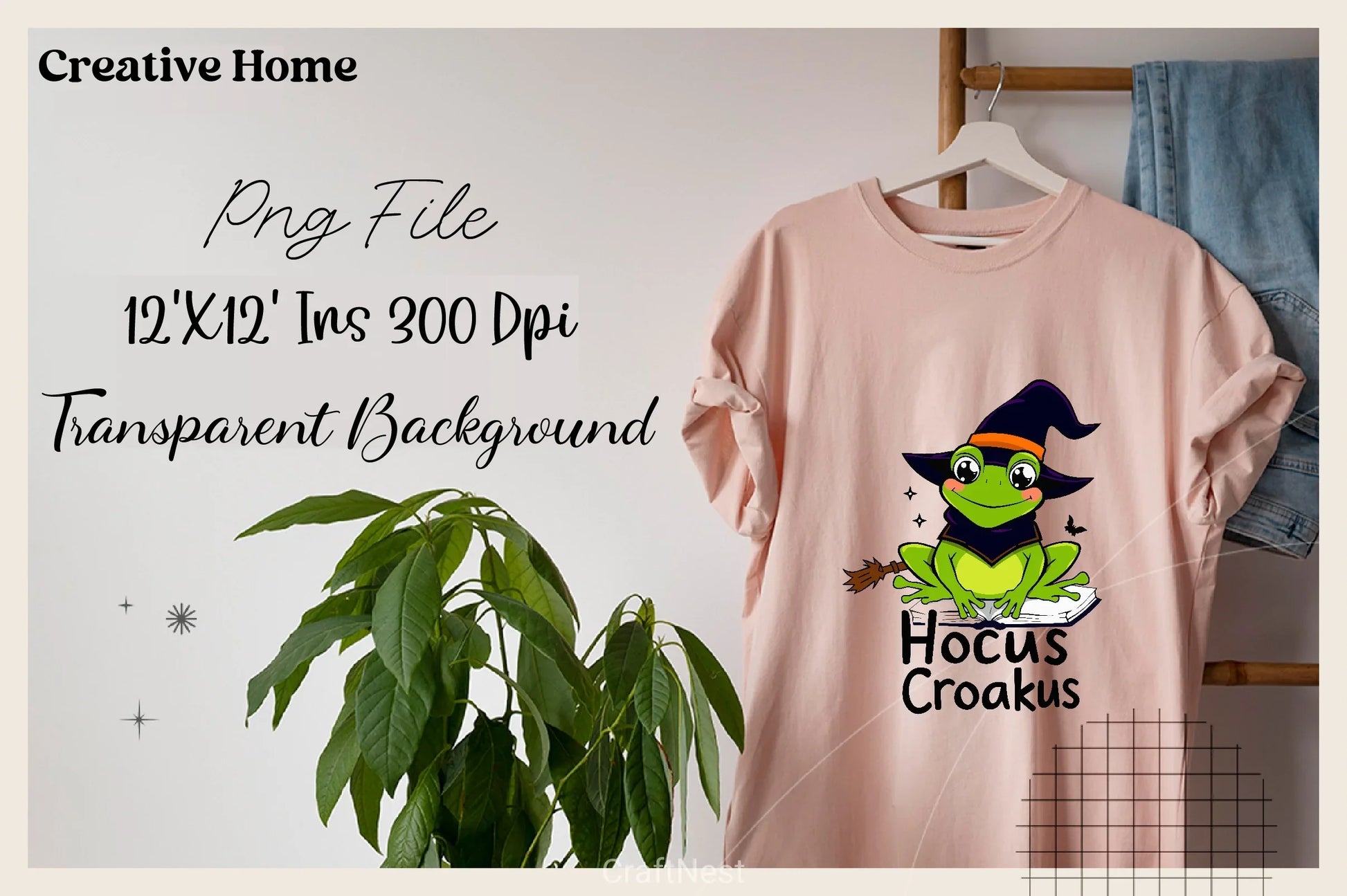 Cute Witch Frog Halloween Clipart Bundle - CraftNest - Digital Crafting and Art