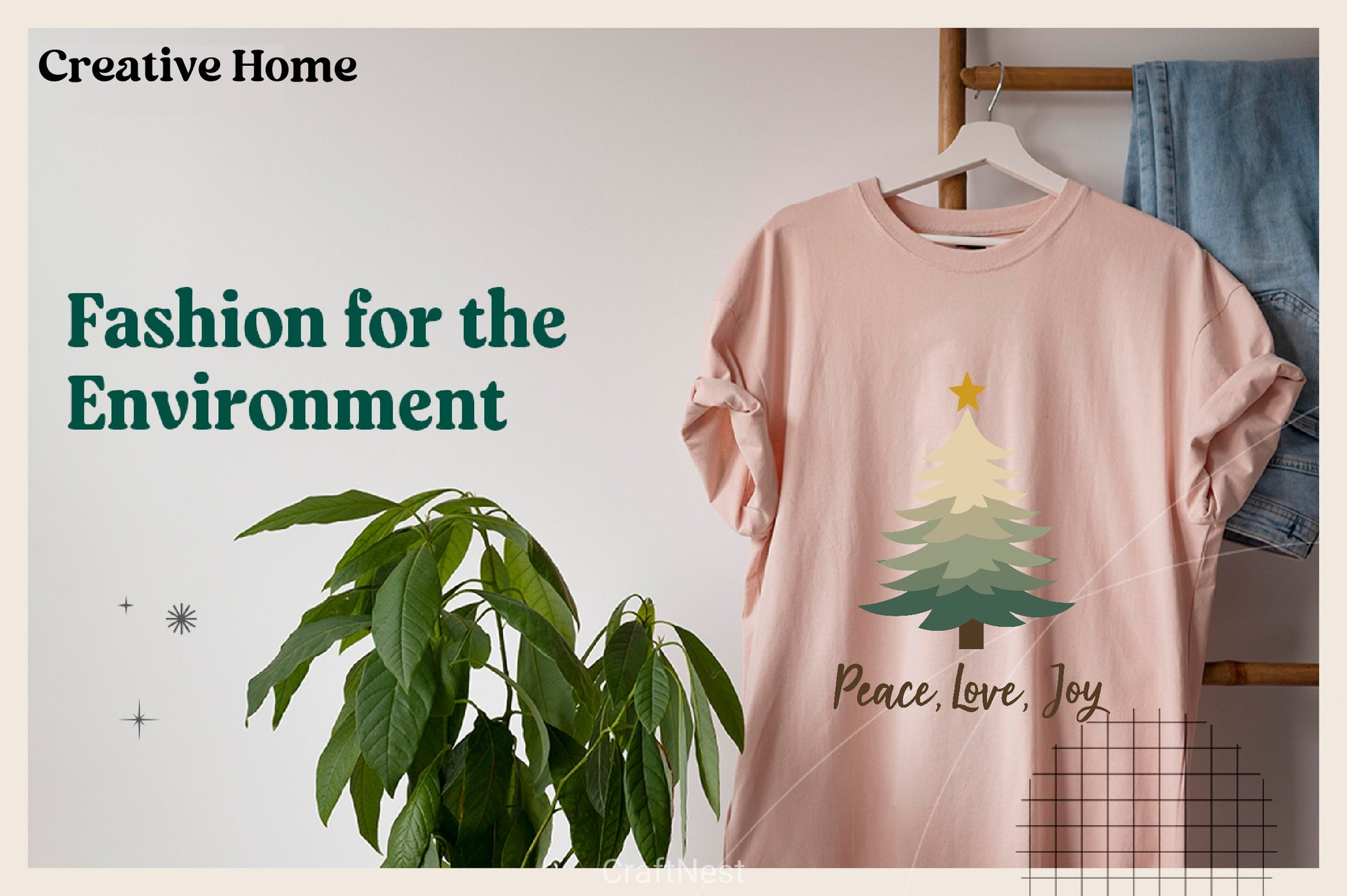 Christmas Tree Peace Love Joy Clipart Bundle - CraftNest - Digital Crafting and Art