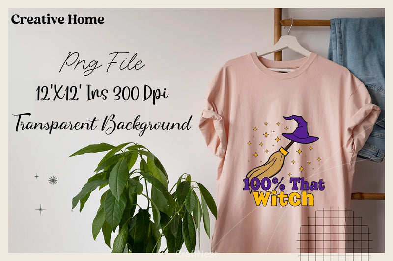 100% That Witch Halloween Clipart Bundle - CraftNest - Digital Crafting and Art