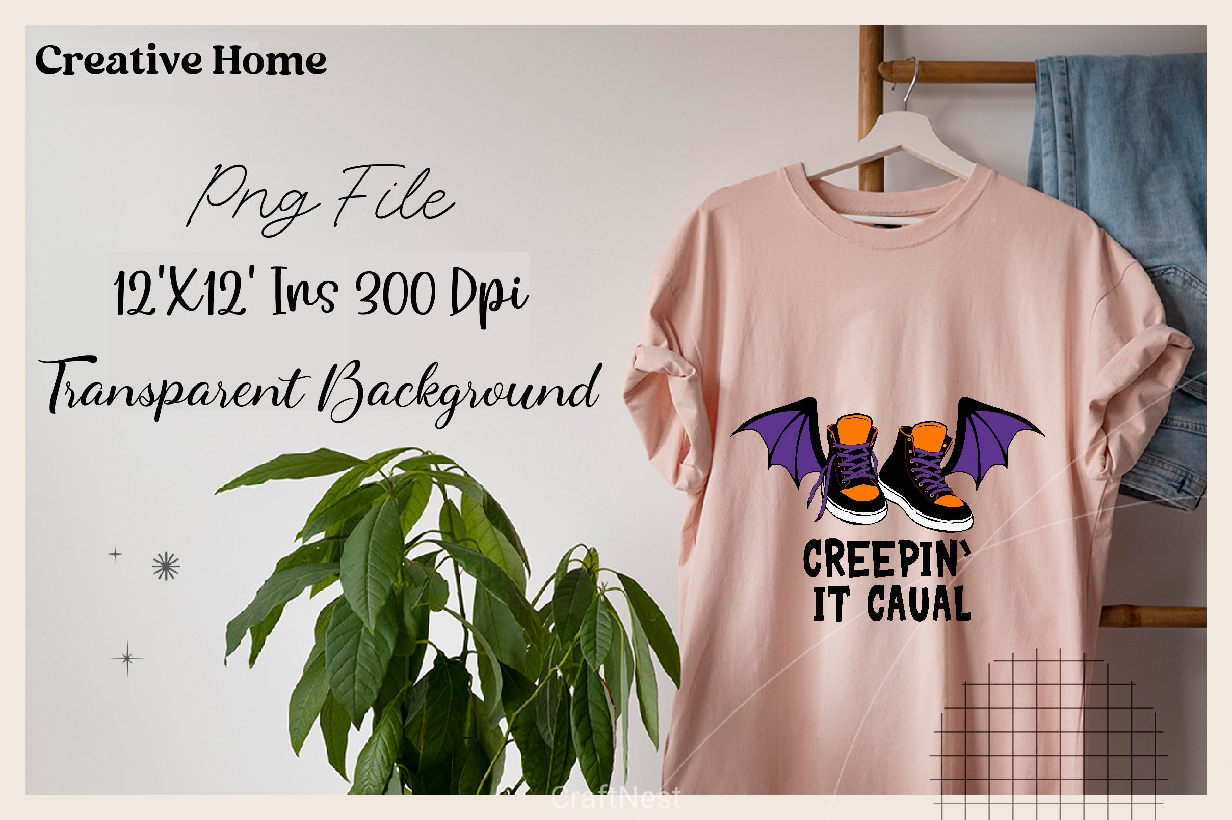 Creepy Halloween Shoes Bat Wings Clipart Bundle - CraftNest - Digital Crafting and Art