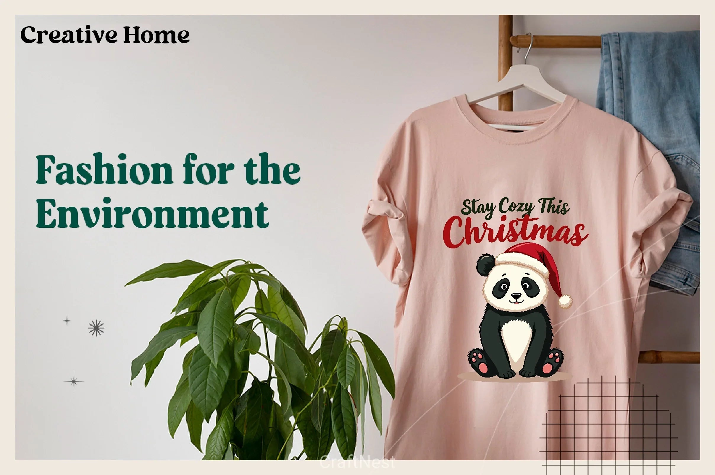 Cute Panda Santa Hat Christmas Clipart Bundle - CraftNest - Digital Crafting and Art