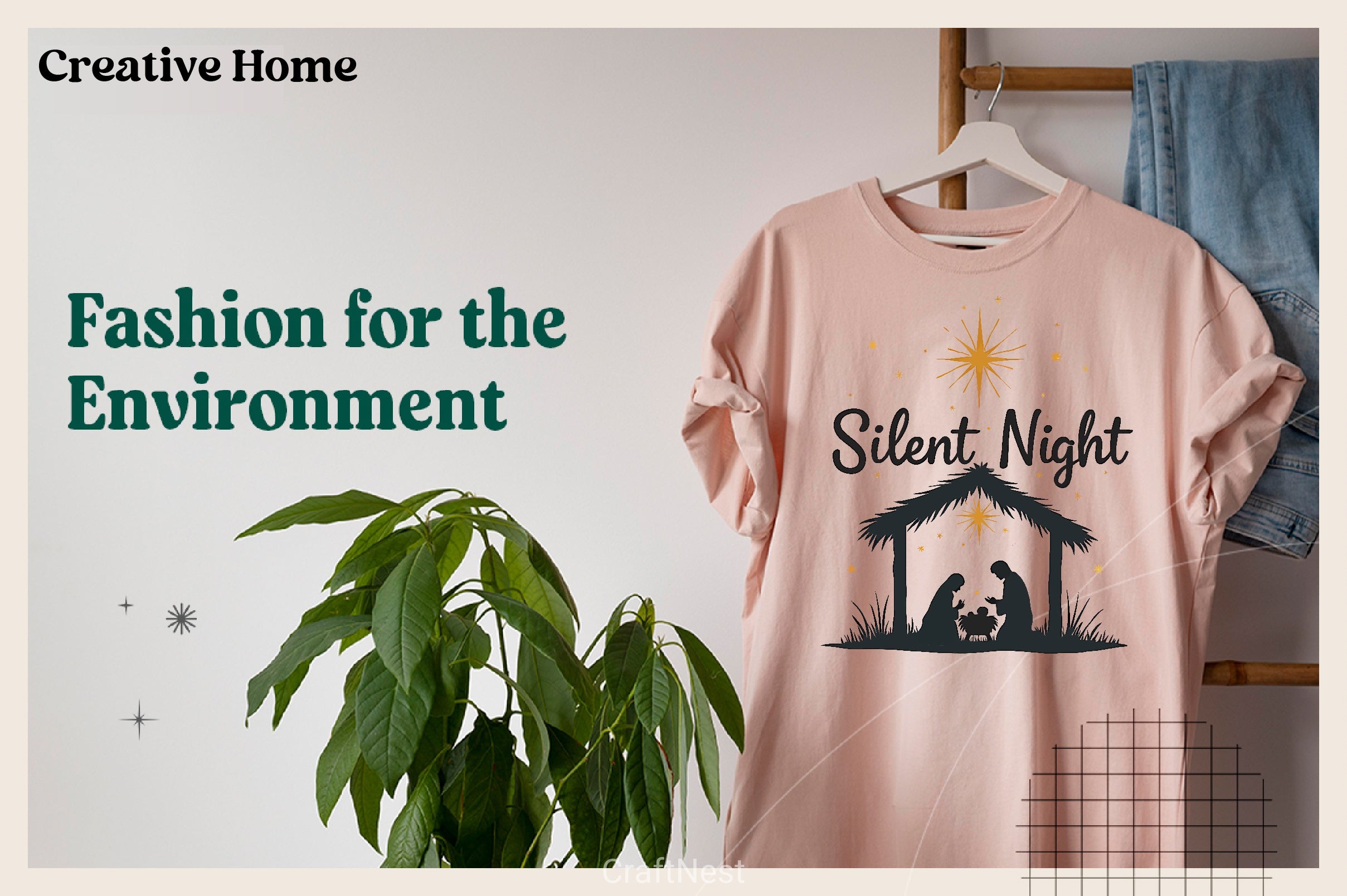 Silent Night Nativity Scene Clipart Bundle - CraftNest - Digital Crafting and Art