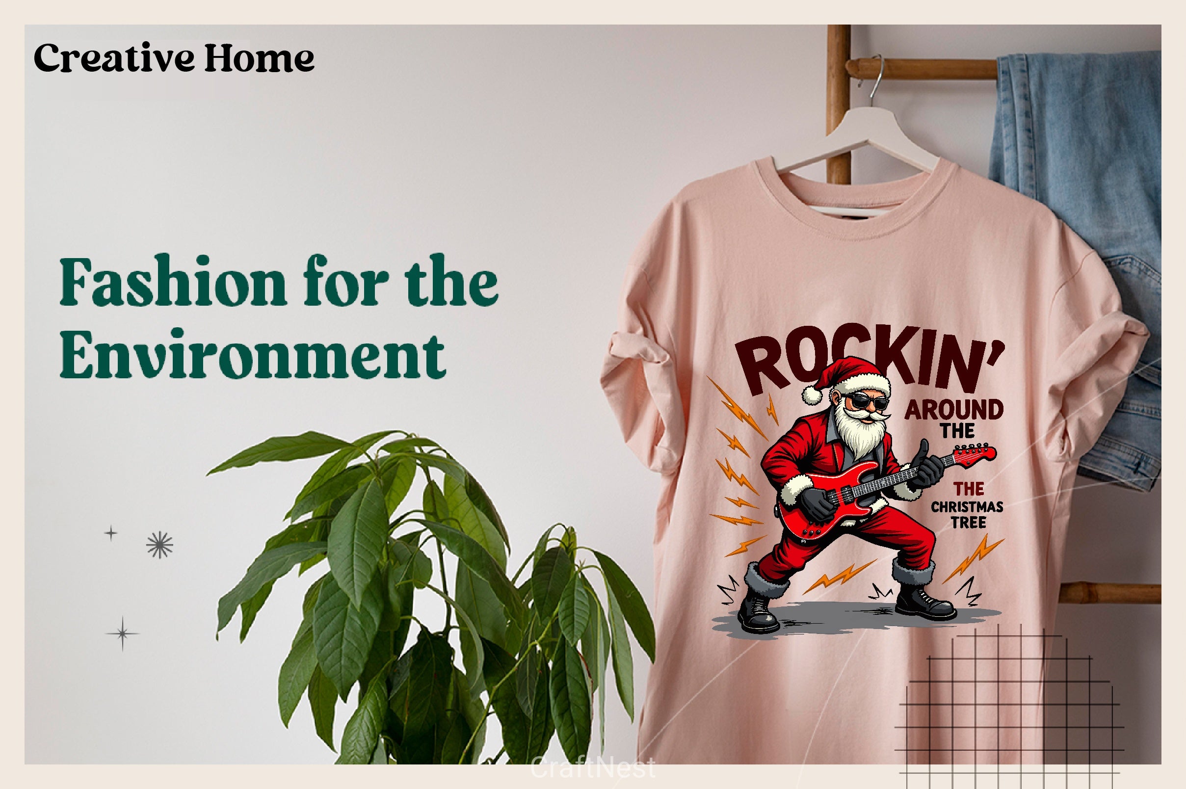 Rockin' Christmas Tree Clipart Bundle 2 - CraftNest - Digital Crafting and Art