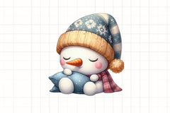 Funny Snowman Winter Hat Clipart Bundle - CraftNest - Digital Crafting and Art
