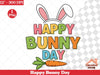 Happy Bunny Day Clipart Bundle