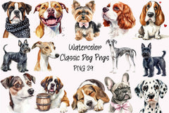 Classic Dog Clipart Bundle - CraftNest - Digital Crafting and Art