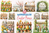 Easter Fence Clipart Bundle