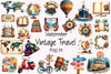 Vintage Travel Clipart Bundle 5