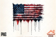 Gothic 4th July Flag Clipart Bundle - CraftNest - Digital Crafting and Art