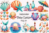 Summer Seashell Clipart Bundle 4