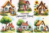 Summer Home Clipart Bundle