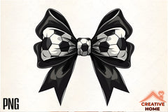 Soccer Ball Bow Design Clipart Bundle - CraftNest - Digital Crafting and Art