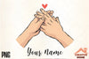 Holding Hands Couple Clipart Bundle