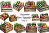 Farm Vegetables Clipart Bundle 7