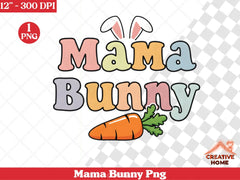 Mama Bunny Clipart Bundle - CraftNest - Digital Crafting and Art