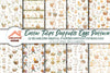 Easter Tulips Daffodils Eggs Clipart Bundle