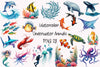 Underwater Animals Clipart Bundle