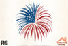 Happy 4th of July Fireworks Clipart Bundle