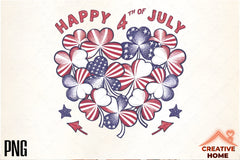 Patriotic Shamrock Heart Clipart Bundle - CraftNest - Digital Crafting and Art