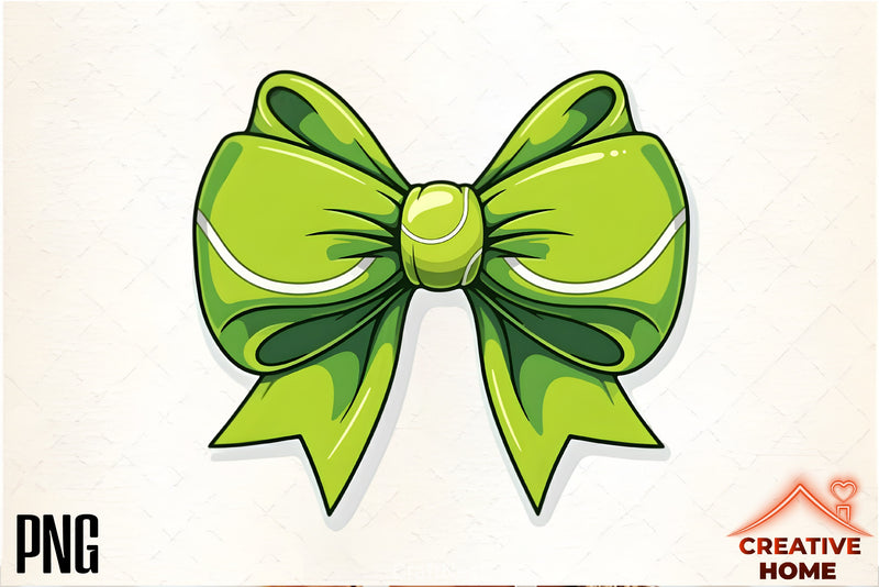 Tennis Ball Bow Clipart Bundle - CraftNest - Digital Crafting and Art