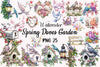 Spring Doves Clipart Bundle