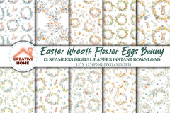 Easter Wreath Clipart Bundle - CraftNest - Digital Crafting and Art