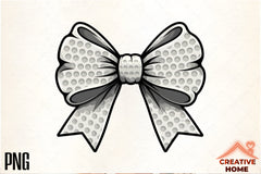 Golf Ball Bow Design Clipart Bundle - CraftNest - Digital Crafting and Art