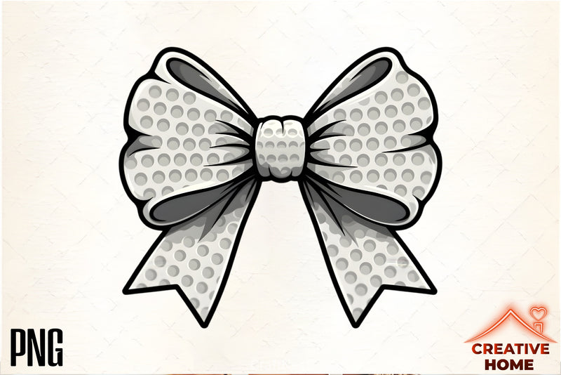 Golf Ball Bow Design Clipart Bundle - CraftNest - Digital Crafting and Art