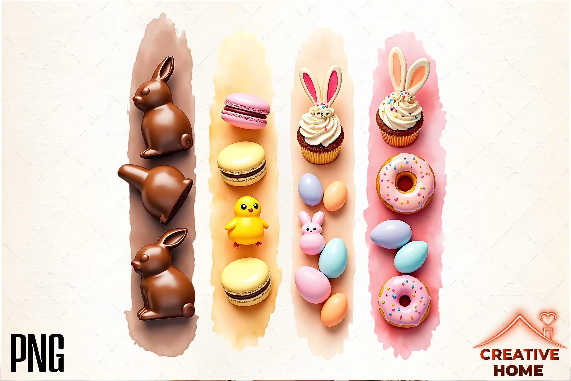 Easter Sweets Clipart Bundle 2 - CraftNest - Digital Crafting and Art