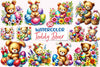 Easter Teddy Bear Clipart Bundle