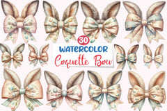 Easter Bunny Ears Clipart Bundle - CraftNest - Digital Crafting and Art