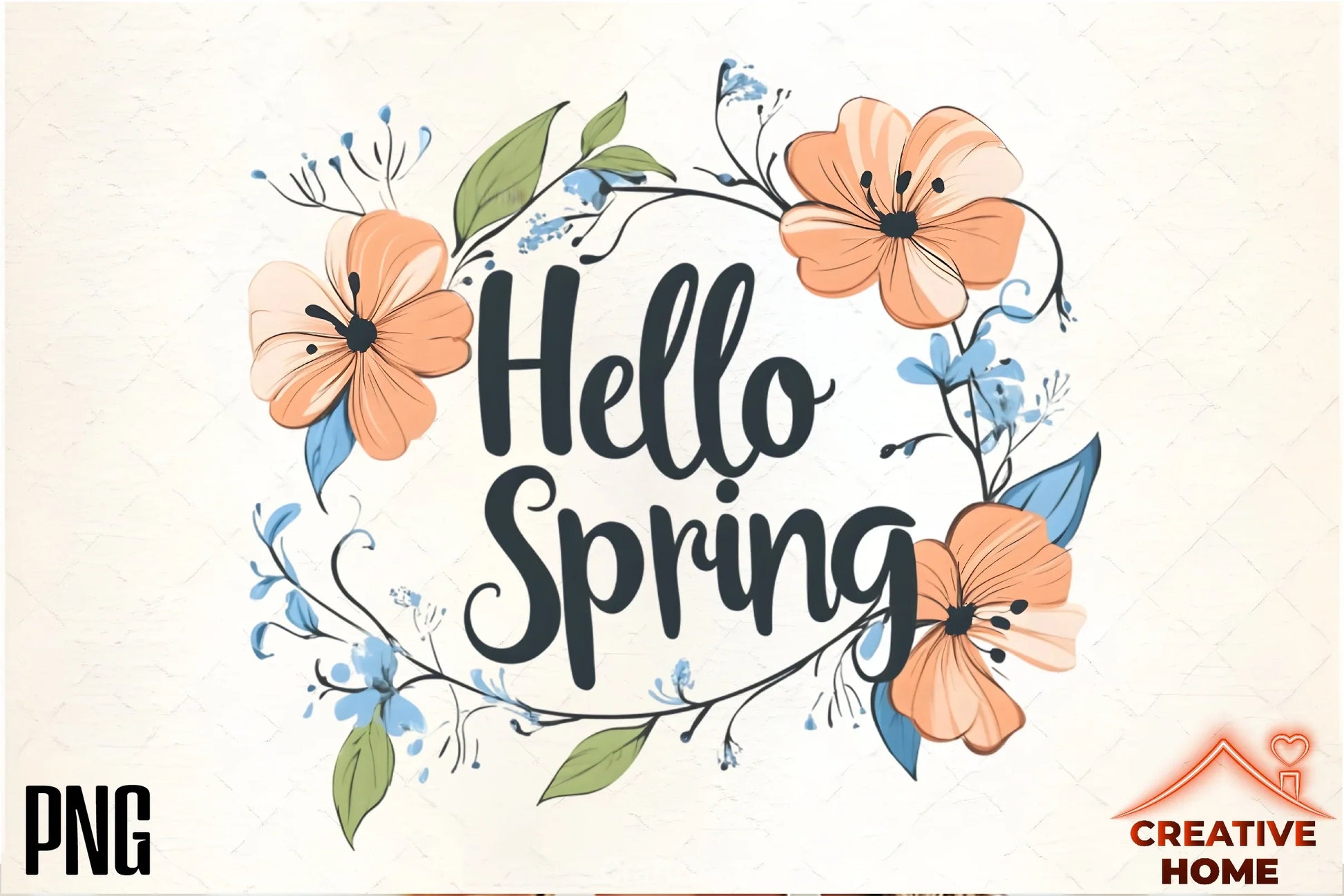 Hello Spring Clipart Bundle - CraftNest - Digital Crafting and Art