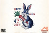 Patriotic Rabbit Clipart Bundle