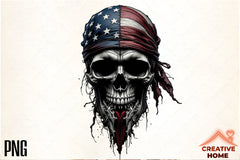 Gothic Skull Flag Clipart Bundle - CraftNest - Digital Crafting and Art