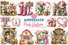 Pink Western Easter Clipart Bundle