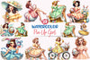 Easter Pin Up Girl Clipart Bundle