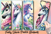 Fantasy Unicorn Bookmarks Journal